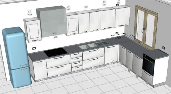disegno cucina